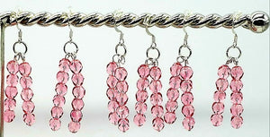 Pretty In Pink Double Drop Earrings